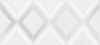 Настенная вставка Cersanit Alrami ромбы серый 20x44 A15915