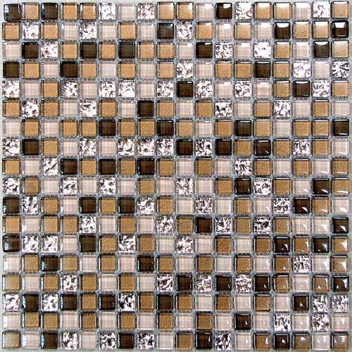 Мозаика Ochre Rust (стекло) 15*15 300*300