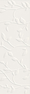 Плитка Meissen Winter Vine рельеф белый 29x89