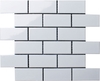 Мозаика Brick White 4.5*9.5*6 28.8x29.2