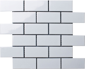 Мозаика Brick White 4.5*9.5*6 28.8x29.2