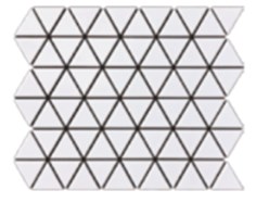 Мозаика Reno White matt 25.2x29.1