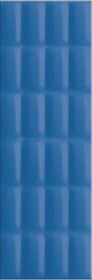 Плитка Meissen Vivid Colours Pillow Structure синяя 25х75