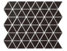 Мозаика Reno Black matt 25.2x29.1