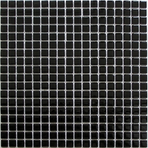 Мозаика Super black (стекло) 15*15 300*300