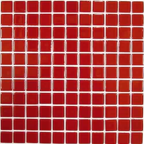Мозаика Red glass (стекло) 25*25 300*300