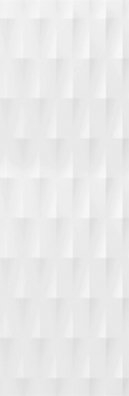 Плитка Meissen Trendy рельеф пики белый 25х75