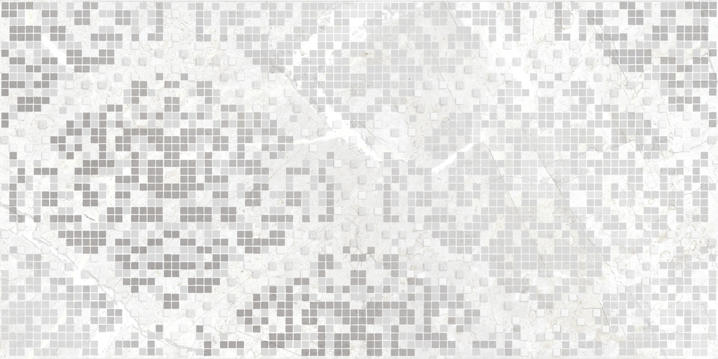 Настенная вставка Cersanit Dallas орнамент светло-серый 29,8x59,8 А15924