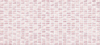 Плитка Cersanit Pudra мозаика розовый рельеф 20x44 PDG073