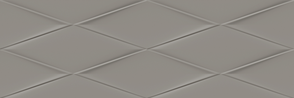 Плитка Cersanit Vegas серый рельеф 25x75 VGU092
