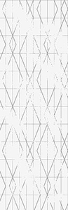 Декор Meissen Вставка Trendy геометрия белый 25х75