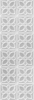 Плитка Meissen Lissabon рельеф квадраты серый 25х75