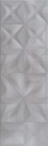 Плитка Meissen Delicate Lines темно-серый (структура) 25х75