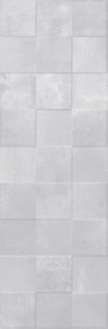 Плитка Meissen Bosco Verticale рельеф серый 25х75