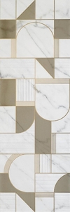 Декор Marazzi Italy Allmarble Wall Golden White Satin Decoro Club 40x120