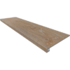 Комплект (Ступень KW01 (33x120) структур. (прямоугол. бортик) без насечек + Подступенок (14,5x120))