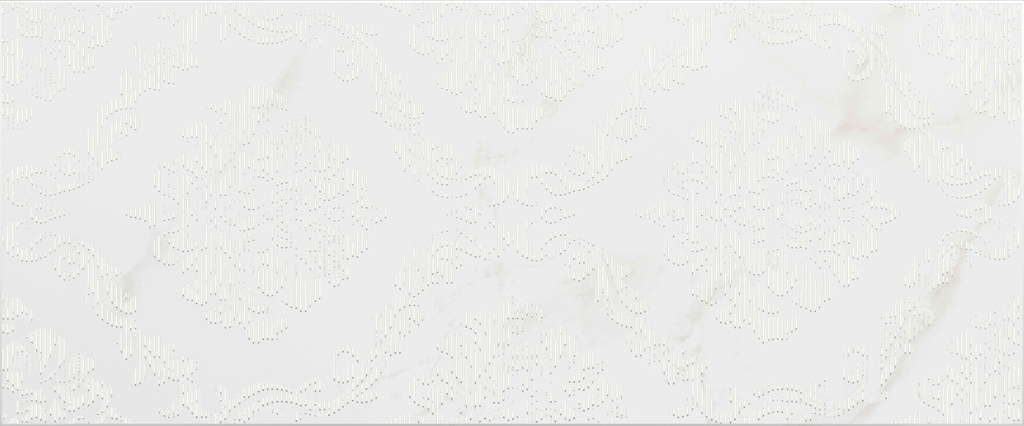 Декор Empire White 01 25х60