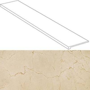 S.S. Cream Scalino Laterale SX 33x60/С.С. Крим Ступень Угловая Левая 33х60 (620070000760)