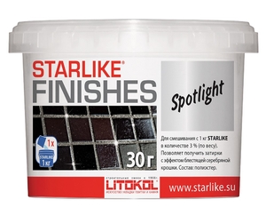 Декоративная серебристая добавка STARLIKE® FINISHES SPOTLIGHT 30г