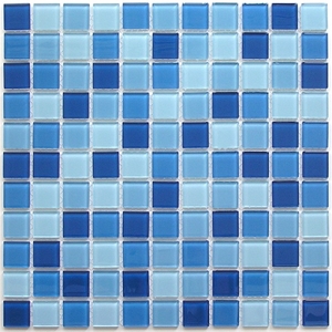 Мозаика Navy blu (стекло) 25*25 300*300