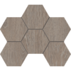 Мозаика KW02 Hexagon 25x28,5 структур.