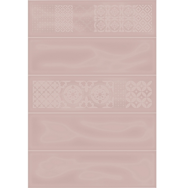 Плитка настенная Метро 3Д бежевый декор СК000028538