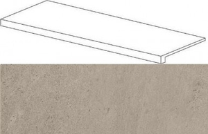 Wise Silver Grey Scalino Frontale Lap 33x120/Вайз Сильвер Грей Ступ Фронт Лап 33х120 (620070001081)