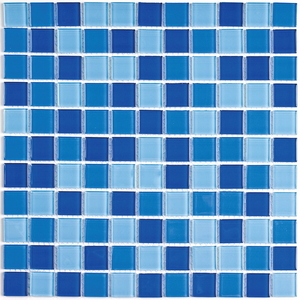 Мозаика Blue wave-2 (стекло) 25*25 300*300