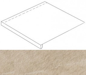 Era Beige Scalino Angolare SХ 33х60/Эра Беж Ступень Угловая Левая 33х60 (620070000851)