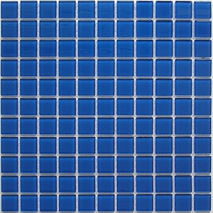 Мозаика Deep blu (стекло) 25*25 300*300