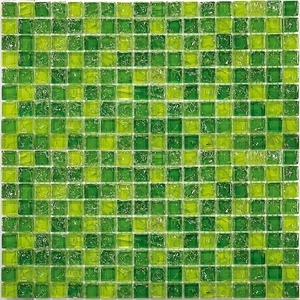 Мозаика Strike Green (стекло) 15*15 300*300