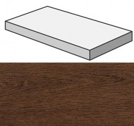 O.R. Dark Brown Scal Ang SX/Оак Резерв Дарк Браун Ступень Угловая Левая 33х120 (620070000872)